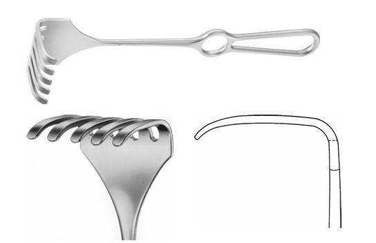 ІЗРАЕЛЬ РЕТРАКТОР 5-ЗУБ. ТУП. T47X51MM 255MM